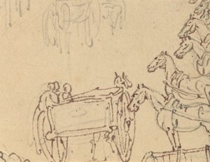 Album Drawing by Thomas Rowlandson