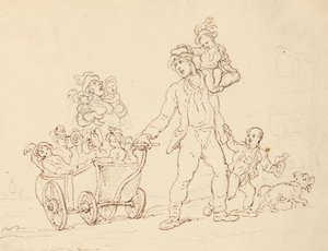 Album Drawing by Thomas Rowlandson
