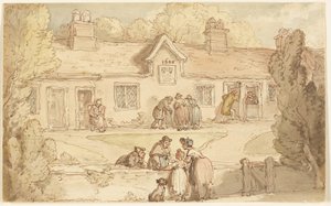 Alms House of Tottenham by Thomas Rowlandson