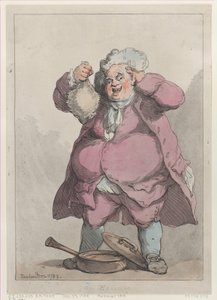 An Epicure, December 29, 1788, Reissued 1801 by Thomas Rowlandson