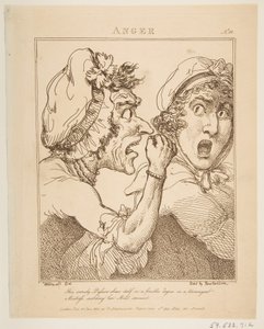 Anger by Thomas Rowlandson
