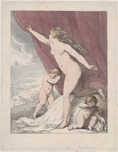 Ariadne Abandoned by Theseus by Thomas Rowlandson