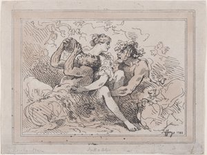 Bacchants, 1786 by Thomas Rowlandson