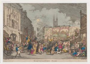 Bartholomew Fair, 1807 by Thomas Rowlandson