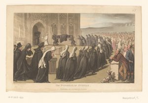 Funeral of Syntax by Thomas Rowlandson