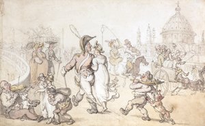 Blackfriars Bridge by Thomas Rowlandson