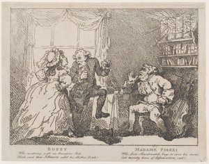 Bozzy and Madame Piozzi Frontispiece, Bozzy and Piozzi by Peter Pindar