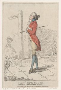 Captain Epilogue by Thomas Rowlandson
