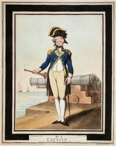 Captain of the Royal Navy in the 18th century