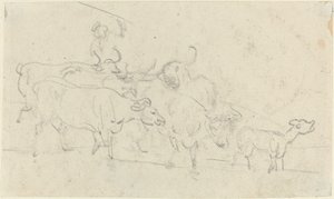Cattle by Thomas Rowlandson