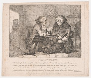 Chatting Picturesque Beauties of Boswell, Part the First, May 30, 1786 by Thomas Rowlandson