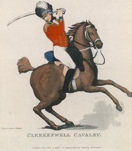 Clerkenwell Cavalry by Thomas Rowlandson