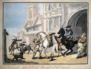 College Jockies, The Landlord Sweating for his Cattle, published by E. Jackson