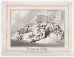 Comforts of Bath, Plate 12, January 6, 1798