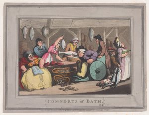 Comforts of Bath, Plate 4