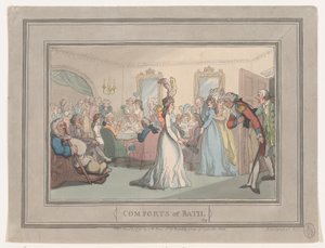 Comforts of Bath, Plate 8, January 6, 1798