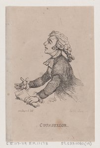 Counsellor, 1808 by Thomas Rowlandson