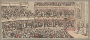 Covent Garden Theatre by Thomas Rowlandson