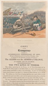 Death and Bonaparte, The Two Kings of Terror, January 1, 1814 by Thomas Rowlandson