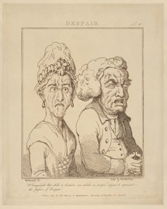 Despair, February 21, 1800 by Thomas Rowlandson