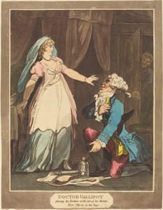 Doctor Gallipot Placing His Fortune at the Feet of His Mistress