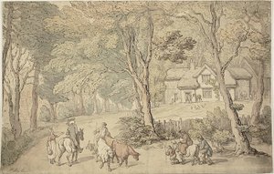 Doctor Syntax on the Road by Thomas Rowlandson
