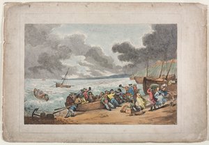 Embarking from Brighthelmstone to Dieppe