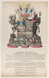 Explanation of the Arms of Napoleon Bonaparte, April 1814 by Thomas Rowlandson