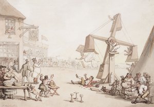 Figures at a Fair by Thomas Rowlandson