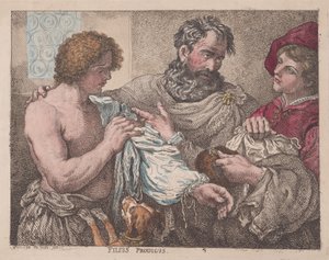The Prodigal Son by Thomas Rowlandson