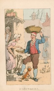 Flounders by Thomas Rowlandson