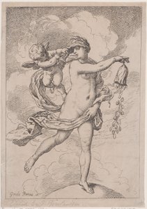 Fortuna with a Purse, 1795-99 by Thomas Rowlandson