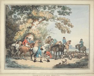 Fox-Hunting [set of six]: 1. Going Out in the Morning