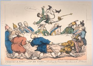 Friends and Foes-Up He Goes-Sending the Corsican Munchausen to St. Cloud