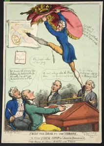 From the Desk to the Throne. A New Quick Step by Joseph Bonaparte. The Bass by Messrs Nappy and Talley by Thomas Rowlandson