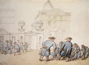 Greenwich Hospital by Thomas Rowlandson