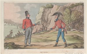Half Rations, from The Military Adventures of Johnny Newcome by Thomas Rowlandson