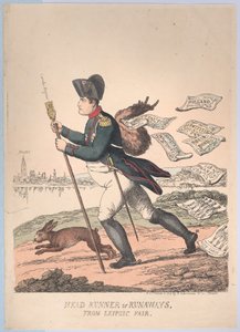 Head Runner or Runaways from the Leipzic Fair by Thomas Rowlandson