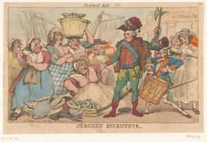 Duke of Orléans Among the Fishwives, 1789 by Thomas Rowlandson