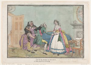 Introduction, November 30, 1793 by Thomas Rowlandson