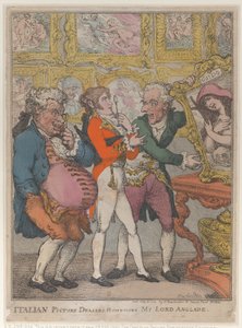 Italian Picture Dealers Humbugging My Lord Anglaise by Thomas Rowlandson