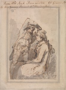 Jack Bannister in His Dressing Room by Thomas Rowlandson