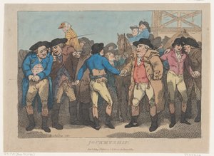 Jockeyship, July 1, 1802 by Thomas Rowlandson