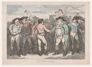 Jockeyship, November 31, 1785 by Thomas Rowlandson