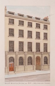 Lombard Street, London by Thomas Rowlandson