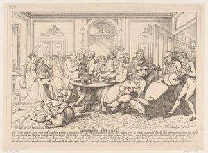 Miseries Personal, June 12, 1807 by Thomas Rowlandson