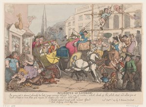 Miseries of London: Going Out to Dinner, February 1, 1807
