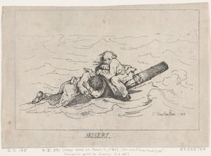 Misery, 1785 by Thomas Rowlandson