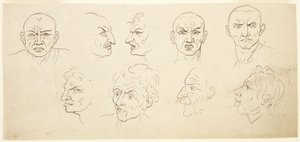 Nine Caricatures by Thomas Rowlandson