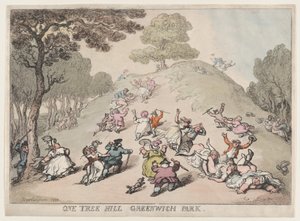 One Tree Hill, Greenwich Park by Thomas Rowlandson